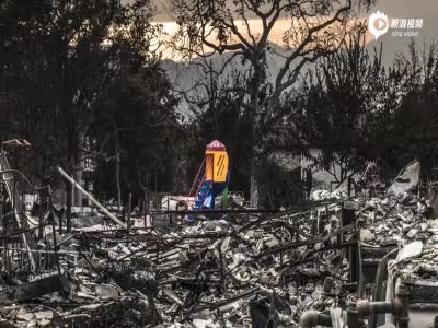 震撼延时摄影：加州火山肆虐 漫天火光