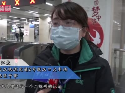 武汉地铁恢复运营 市民：感觉城市按下了“播放键”