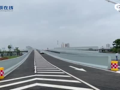 长沙东二环鸭子铺立交通车试运行 预计7月20日正式通车