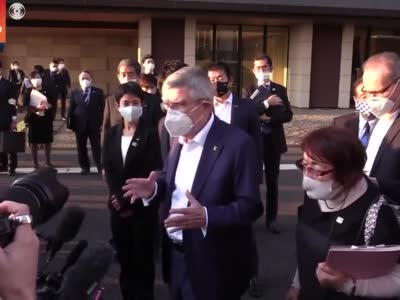 国际奥委会主席巴赫:鼓励但不强制运动员注射疫苗