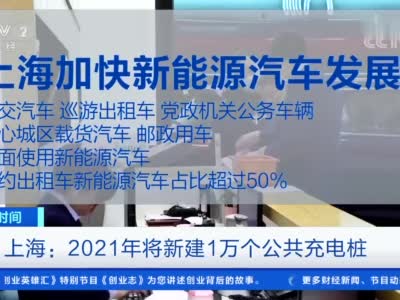 上海将新建1万个公共充电桩 2023年不再发放插电混动汽车专用牌照