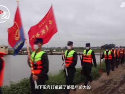 河堤冲垮了 郑州50名消防员跳入洪水“筑人墙”堵决口